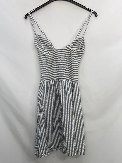 OTRAS.Vestido rayas escote nudo T.s