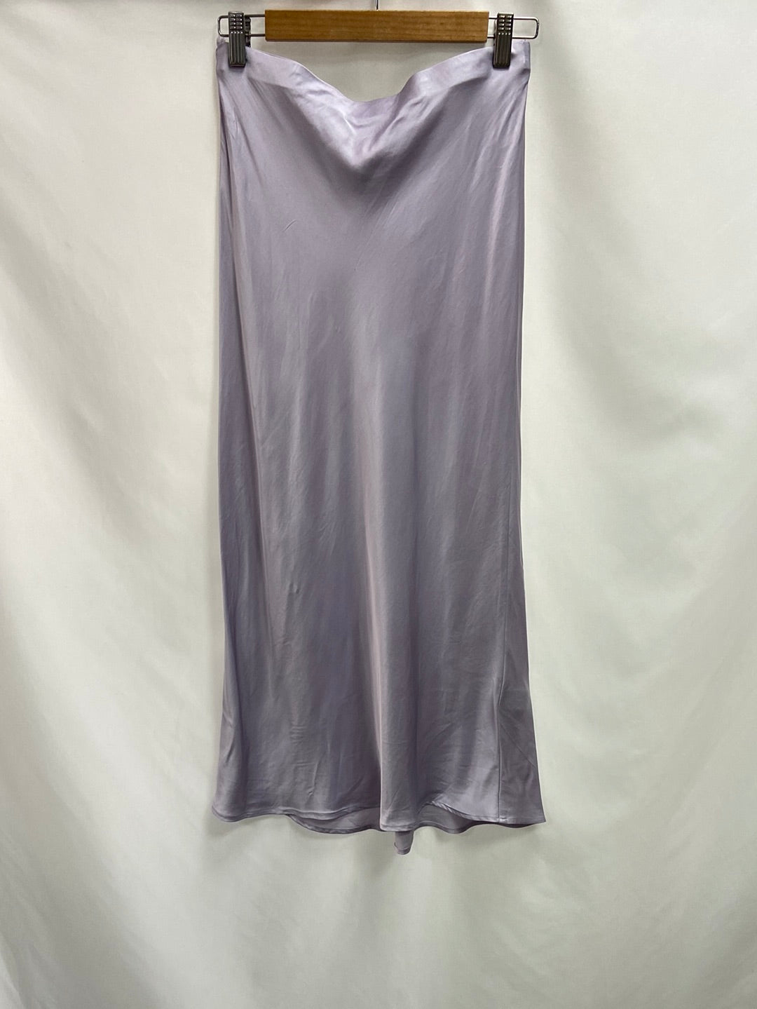 PARFOIS.Lilac satin skirt Ts/m