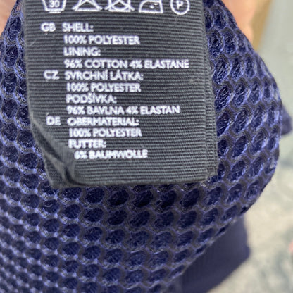 COS.Blue textured flared skirt S.42