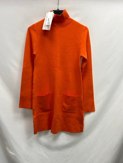 ZARA. Orange knit dress TS – Hibuy market ZARA. Orange knit dress TS – Hibuy market