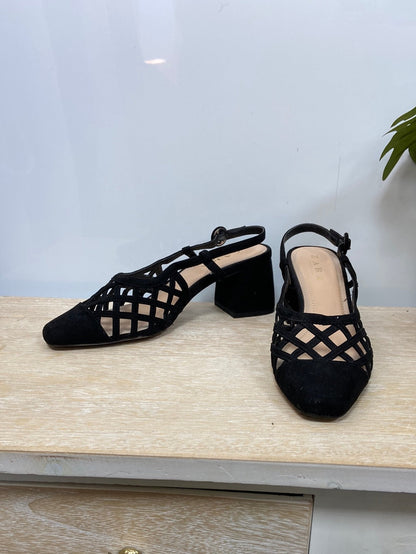 ZARA. Black mesh shoes, size 36