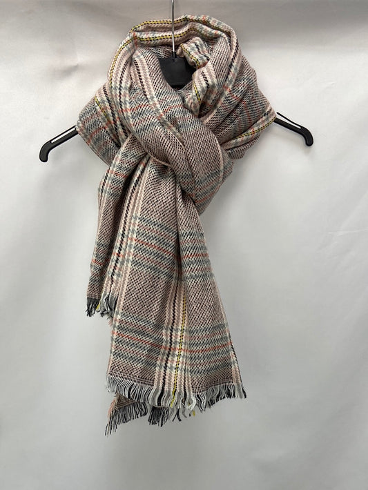 OTRAS.Bufanda oversized tonos pastel