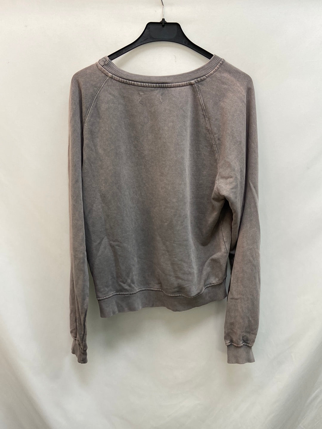 BROWNIE.Sudadera gris efecto desgastado T.XS-S