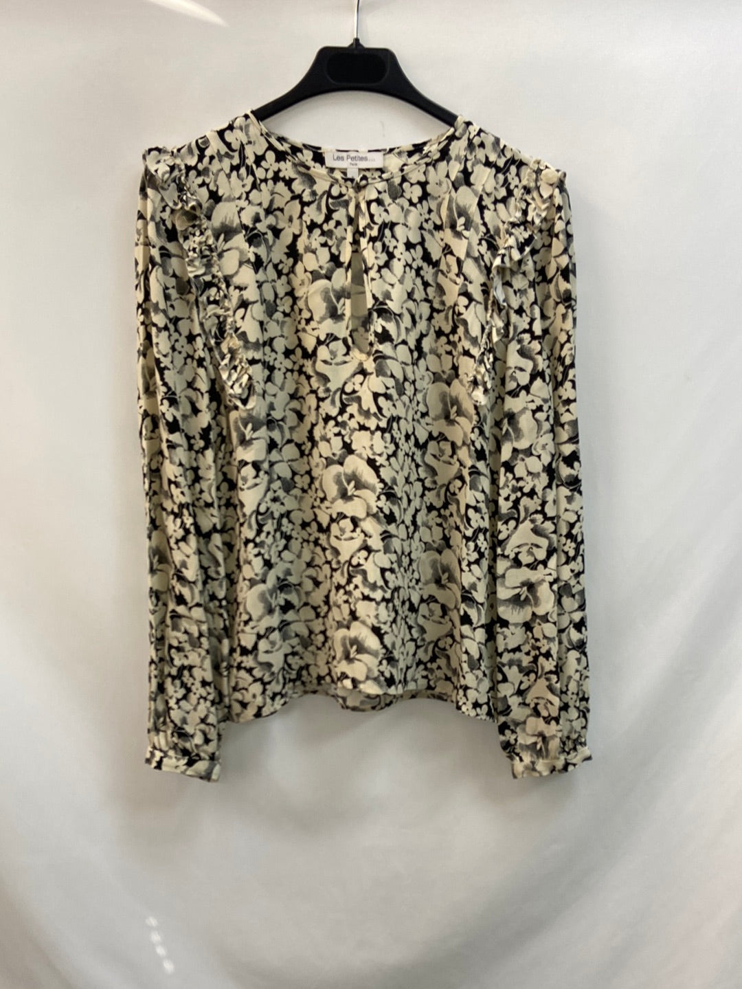 LES PETITES PARIS.Blusa flores volantes T.s
