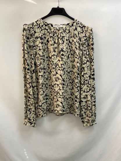 LES PETITES PARIS.Blusa flores volantes T.s