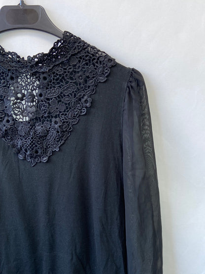 H&amp;M.top black textures TM