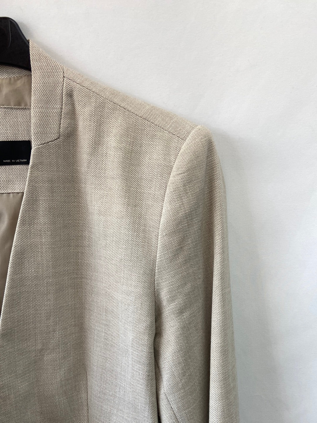 Blazer Beige Lino Zara Blazer Lino Zara Lino Beige (m) – Hibuy Market