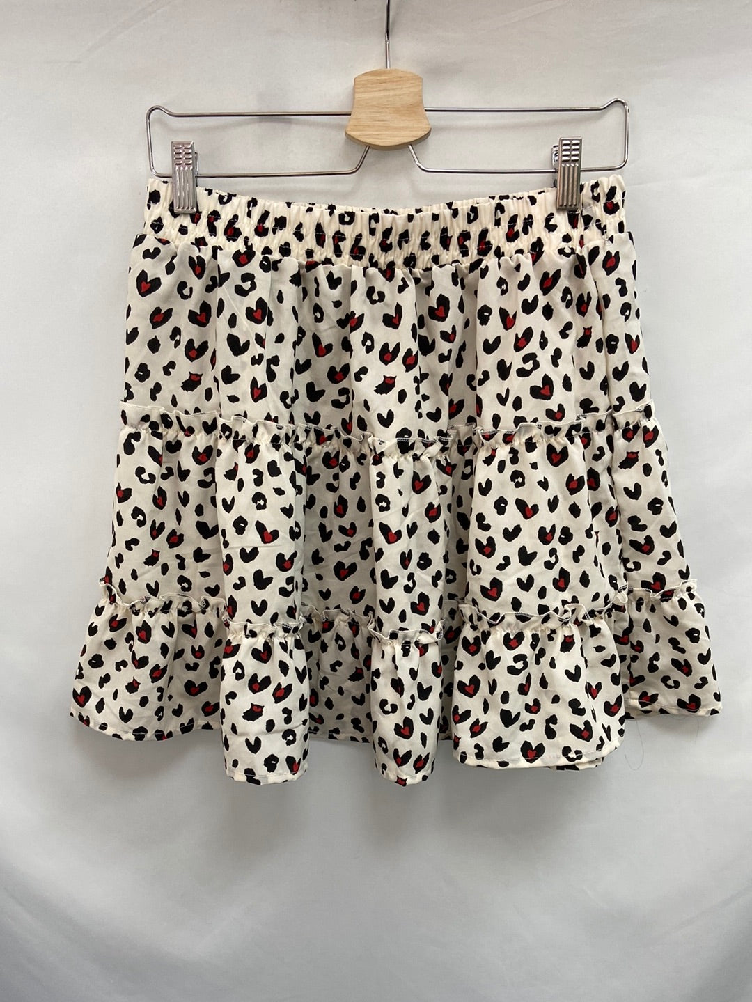 OTRAS. Falda vuelo animal print T.L