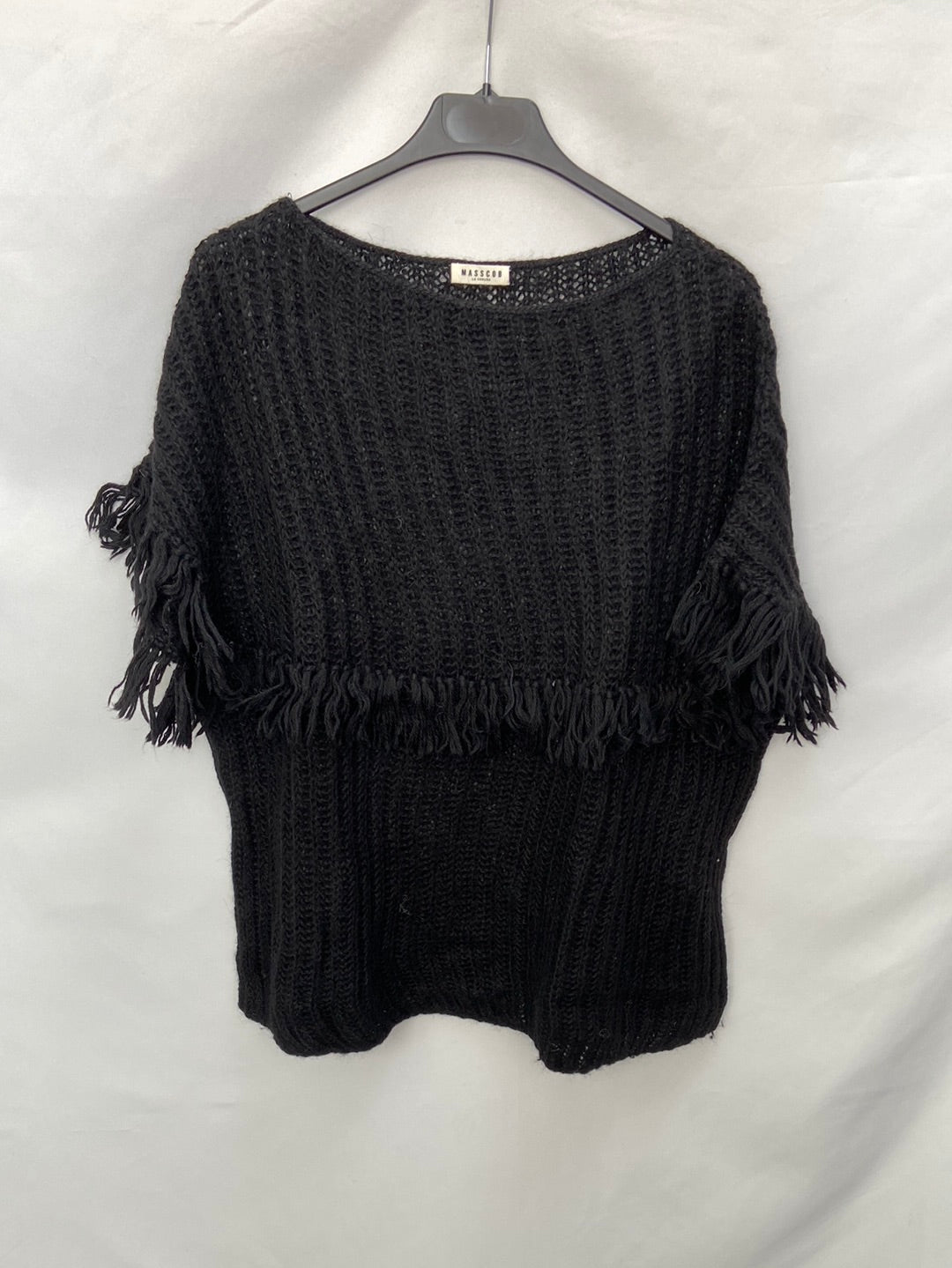 MASSCOB. Short-sleeved jersey with fringes TS