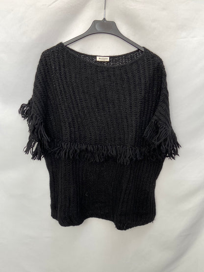 MASSCOB. Short-sleeved jersey with fringes TS