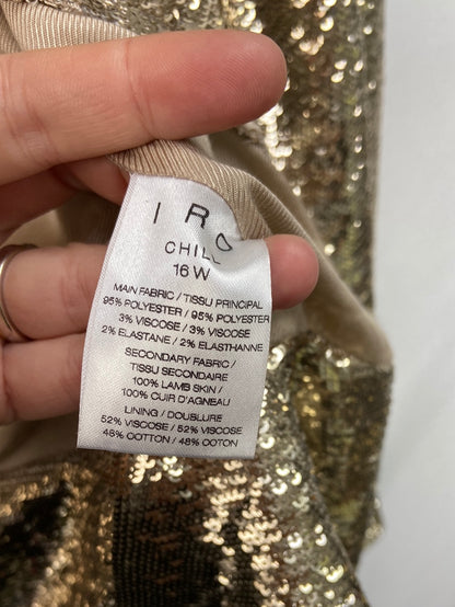 IRO. Chaqueta fluida lentejuelas T.36