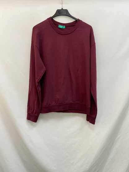 LIBERATTA.Sudadera burdeos dibujo T.S-M