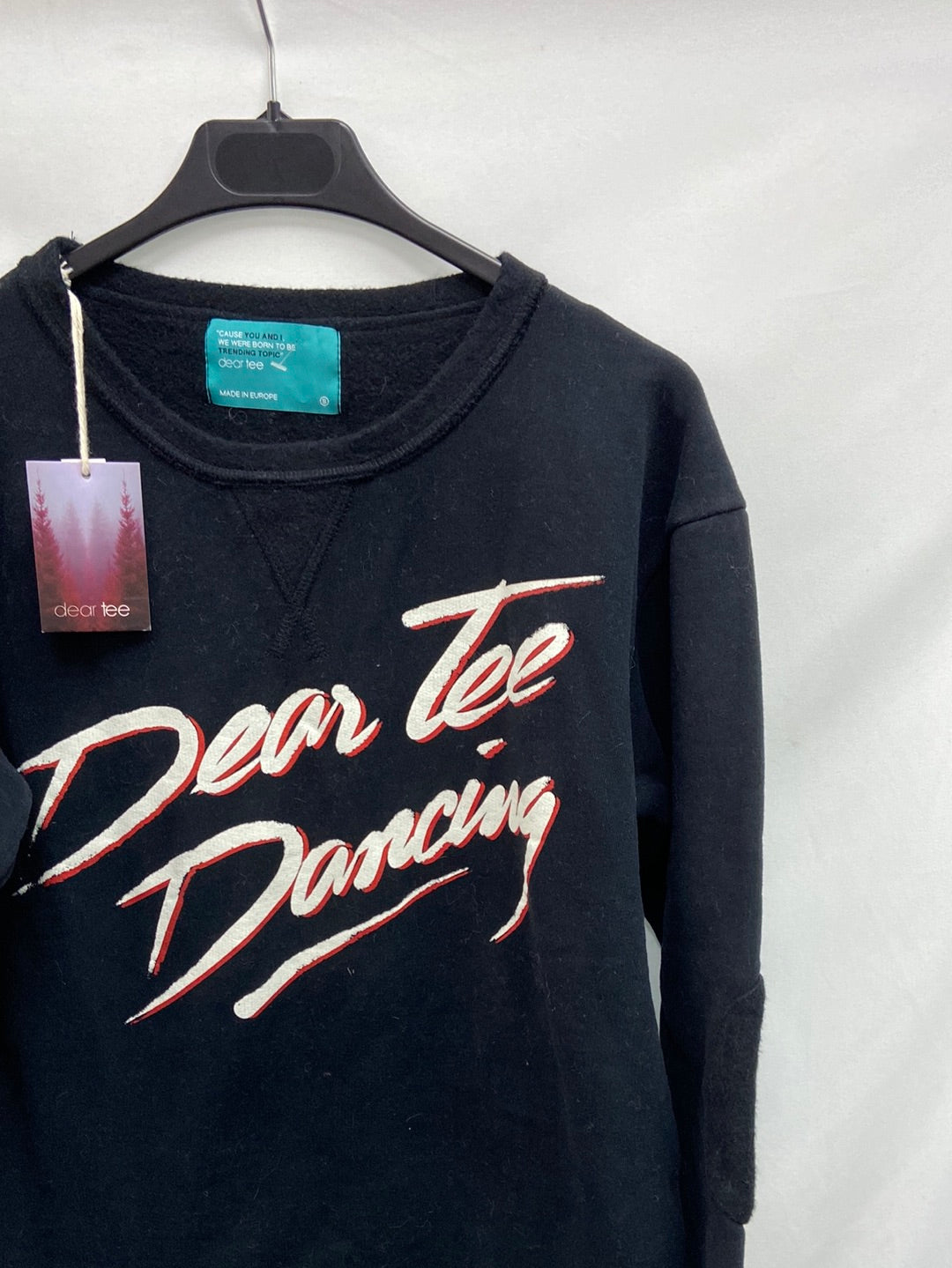 DEAR TEE.Sudadera letras T.s