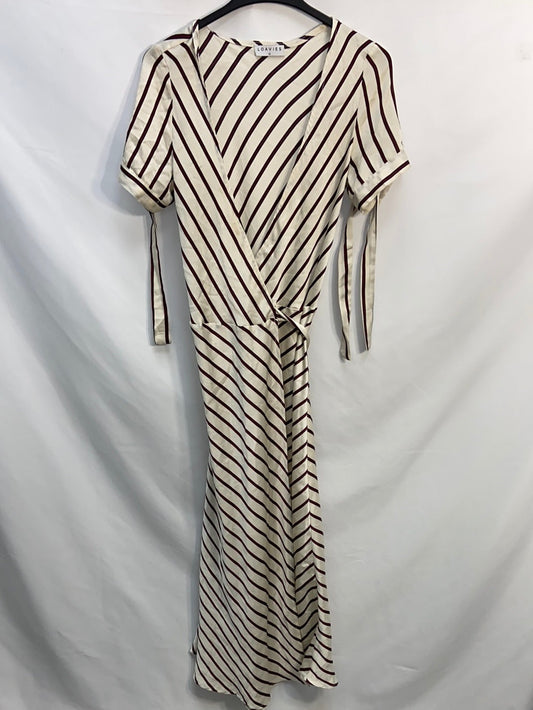 LOAVIES.Vestido largo rayas cruzado t.xs