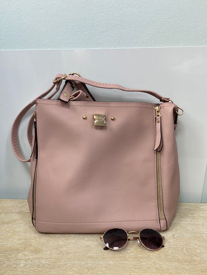 OTRAS.Bolso rosa polipiel