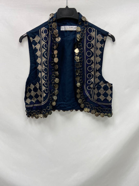 ZARA.Chaleco monedas T.L(xs)