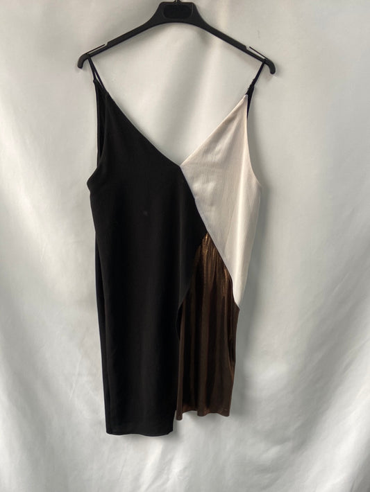 ZARA. Short tricolor slip dress Ts (Tara)