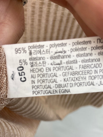 ZARA. Beige knit top TM