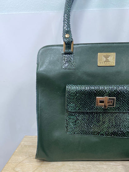 MY MARMOTT. Maxi green bag