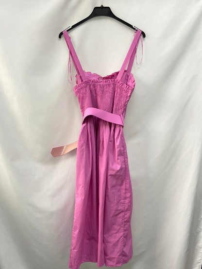 ZARA. Pink midi dress TM