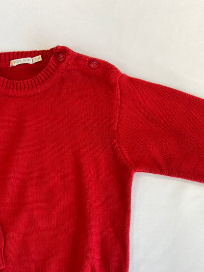 DR. KIDS. Red sweater size 24m