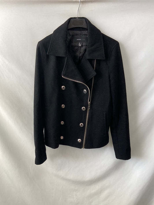 MANGO. Zip-up coat Tm