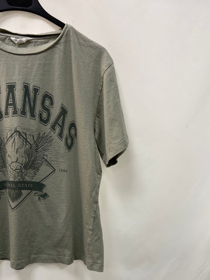 HIGH SPIRITS.Camiseta verde T.M