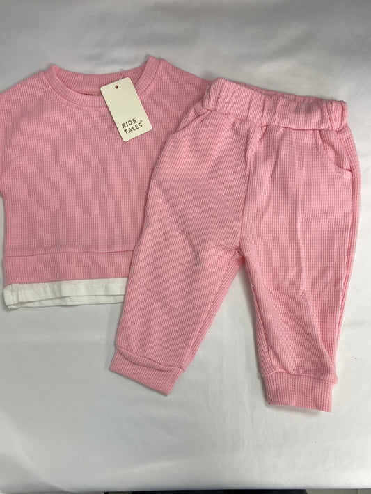 KID TALES.Total look Pink T.6-9 months