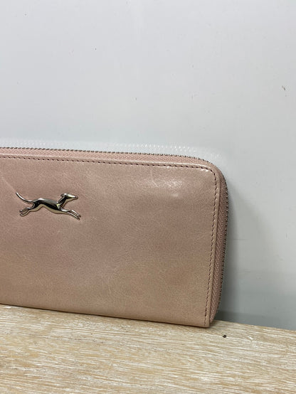 BIMBA Y LOLA. Pink leather wallet