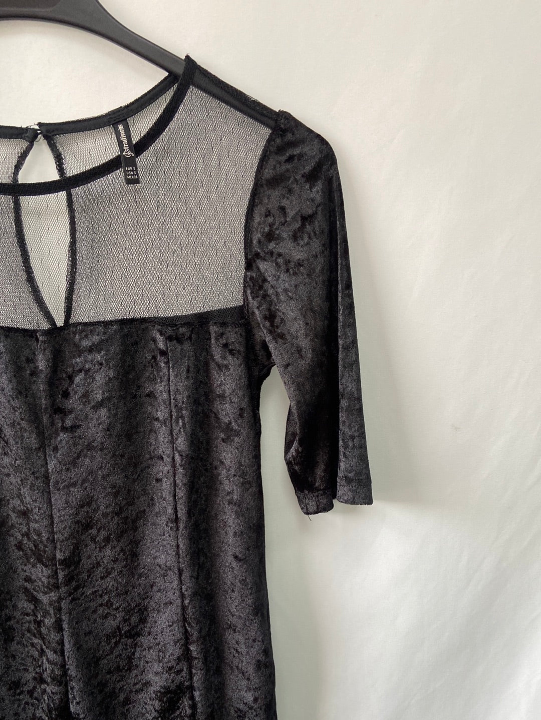 STRADIVARIUS.TS Double Texture Black Jumpsuit