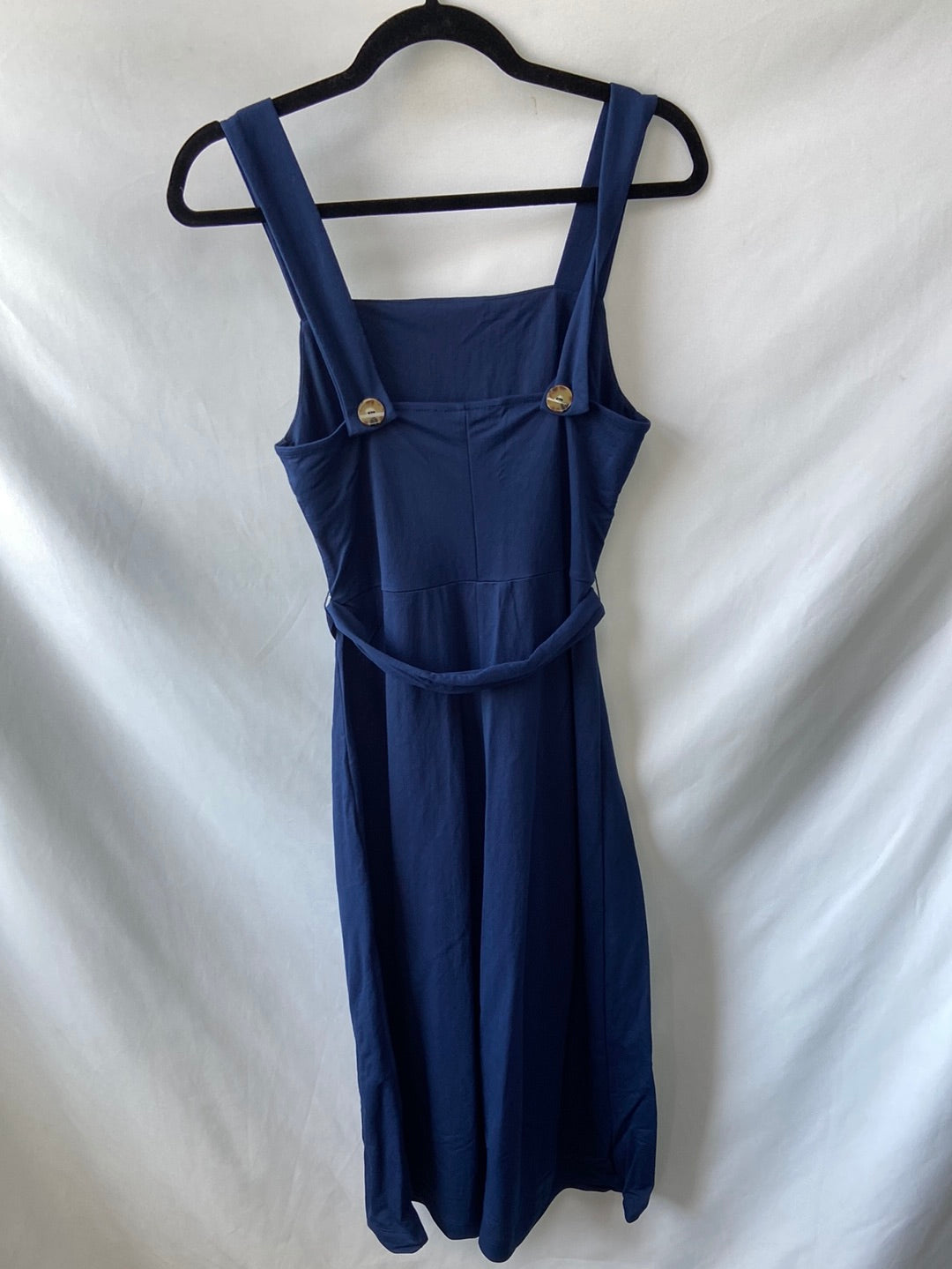 MANGO.Vestido midi azul T.S
