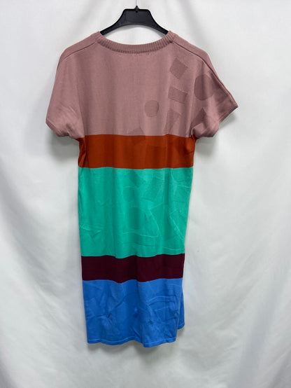 TROL. Vestido punto rayas T.m/l