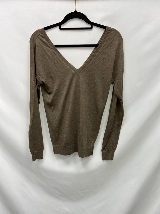 ZARA.Jersey punto beige T.S