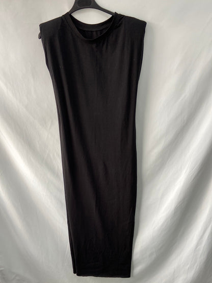 OTRAS.Vestido largo hombreras T.s