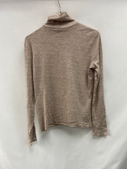 ZARA.Jersey punto fino beige T.M