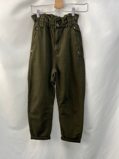 ZARA. Green paperback trousers size 34