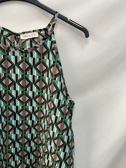 TRUCCO.Top estampado geométrico TU(M/L)