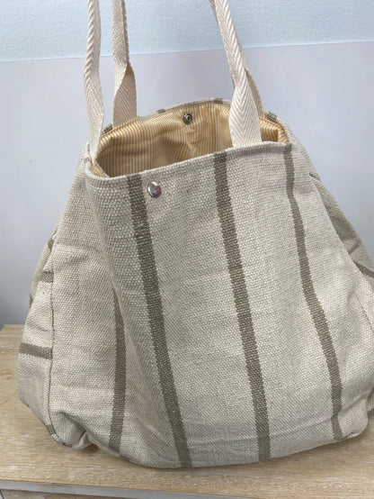 OTRAS.Bolso tela beige