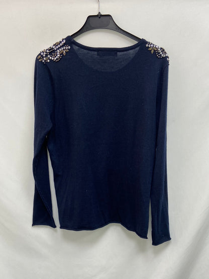 DARLING.Jersey azul pedrería T.S