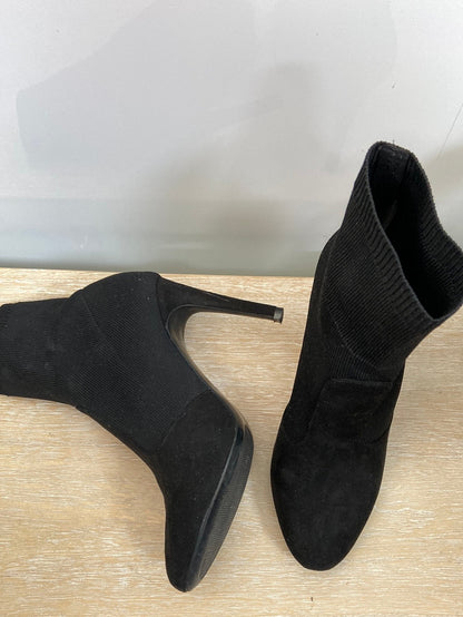 MANGO.Botines negros punto T.36