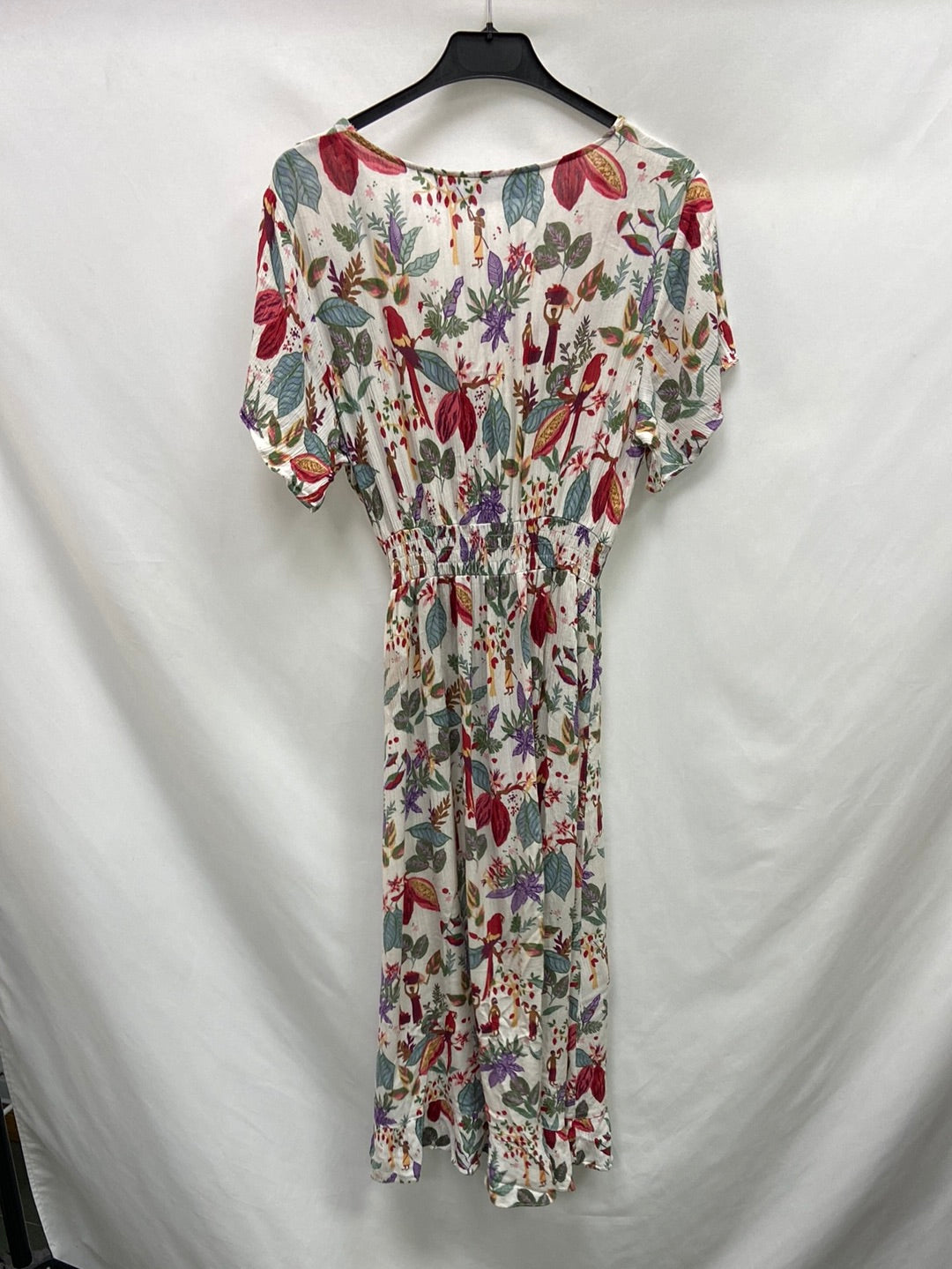 WOMEN'SECRET. White floral dress S.XS