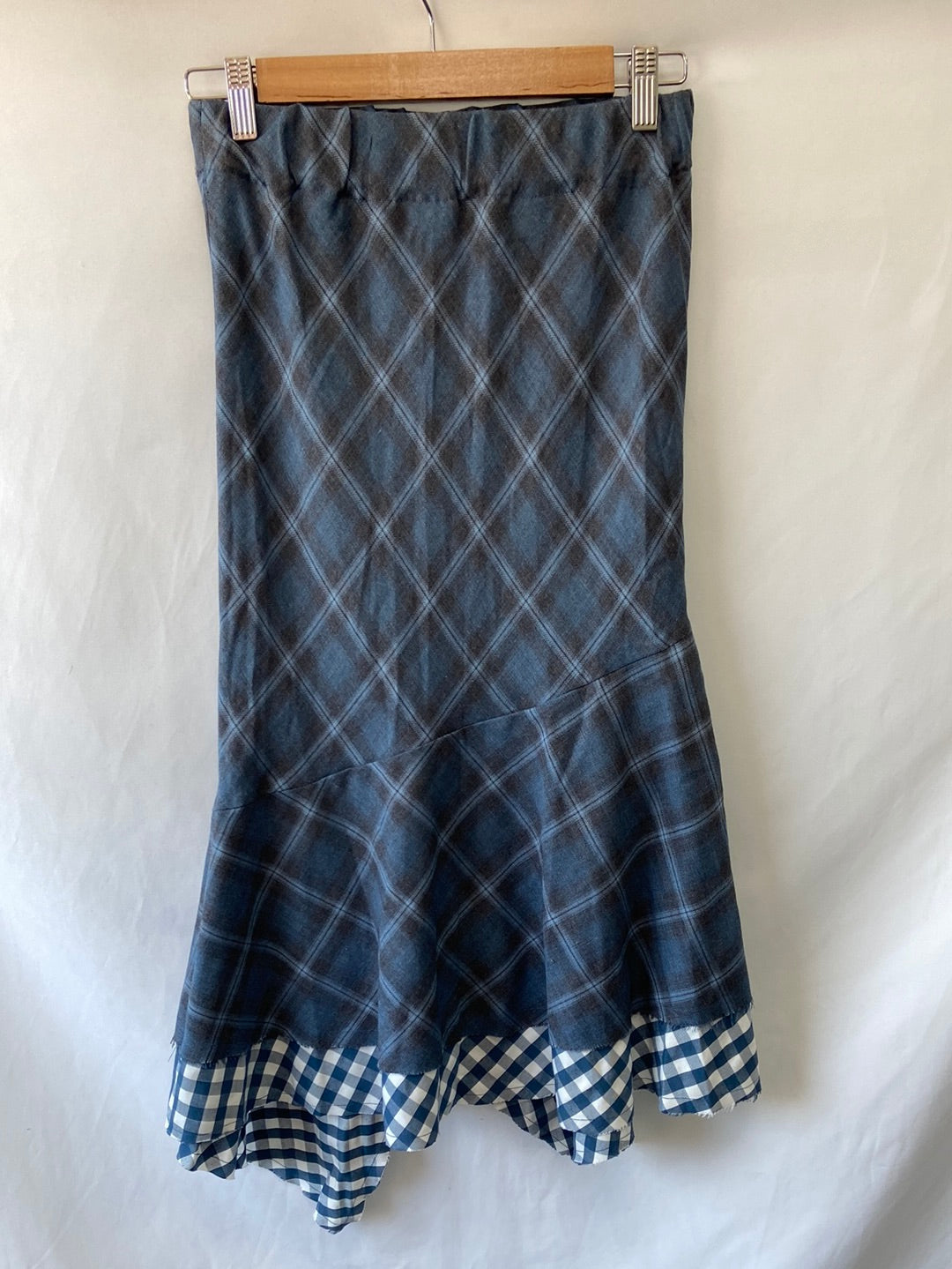 MANGO. Falda cuadros T.34