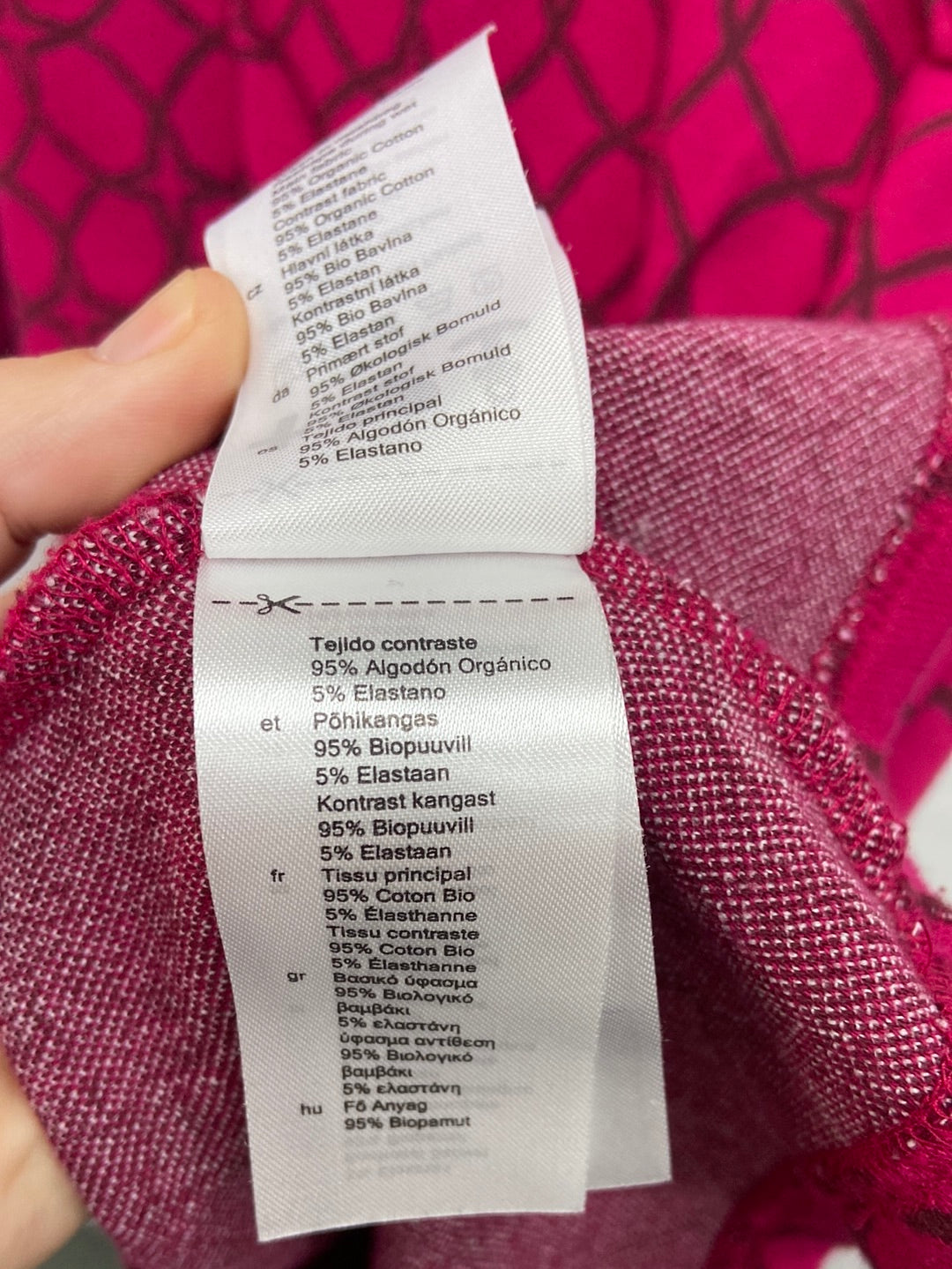 OTHERS. Pink printed dress Tm/l