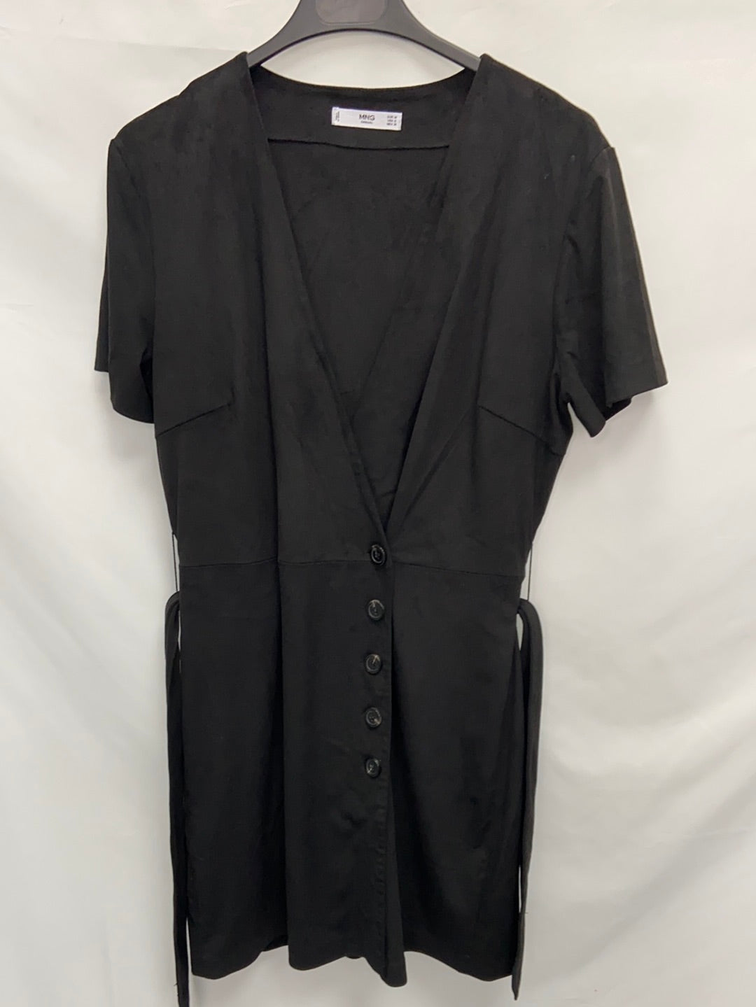 MANGO.Black suede dress TM