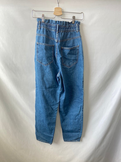 ZARA. pantalon vaquero fluido slouchy T.s