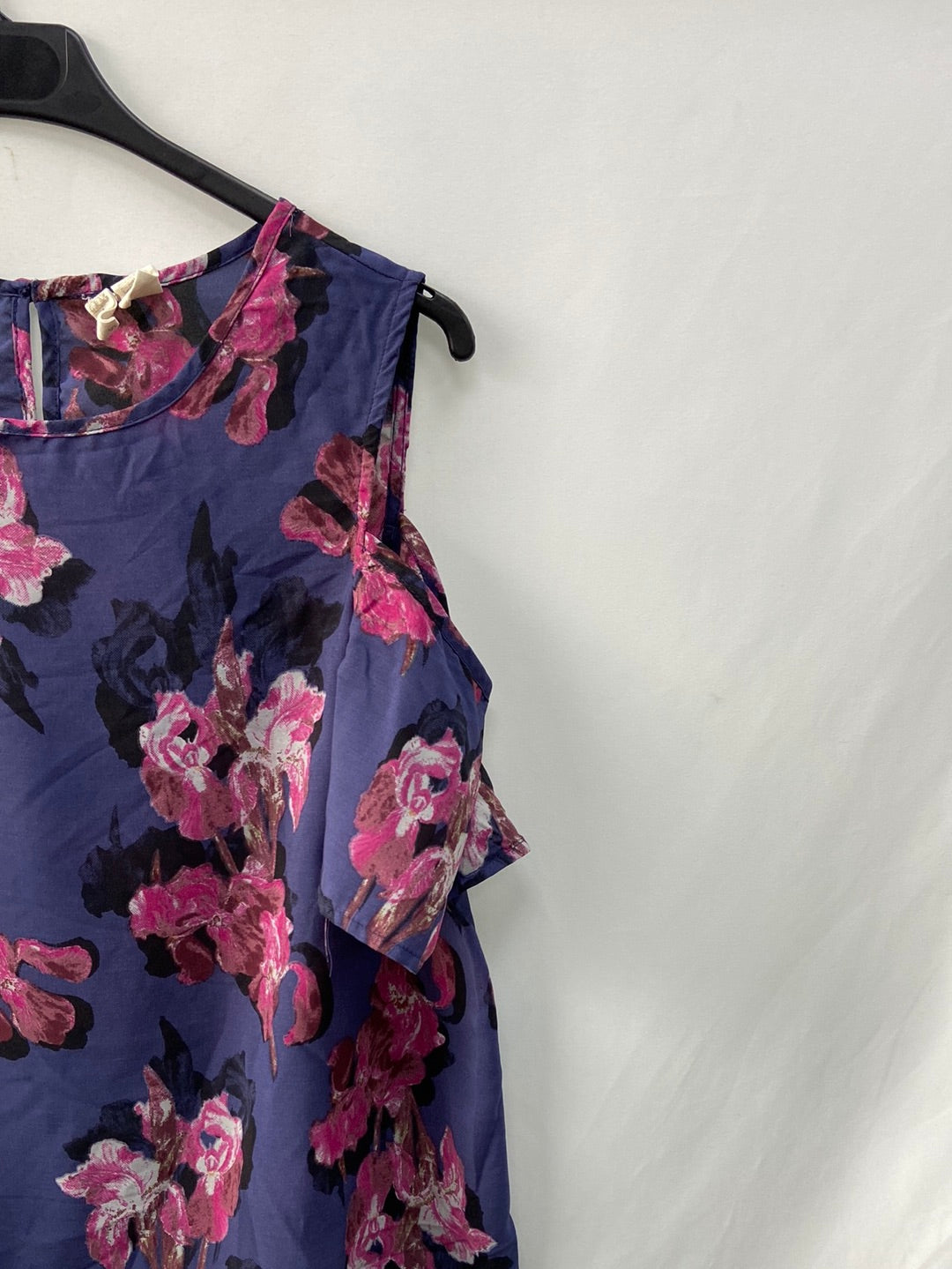 OTHERS.Blue Ts printed top