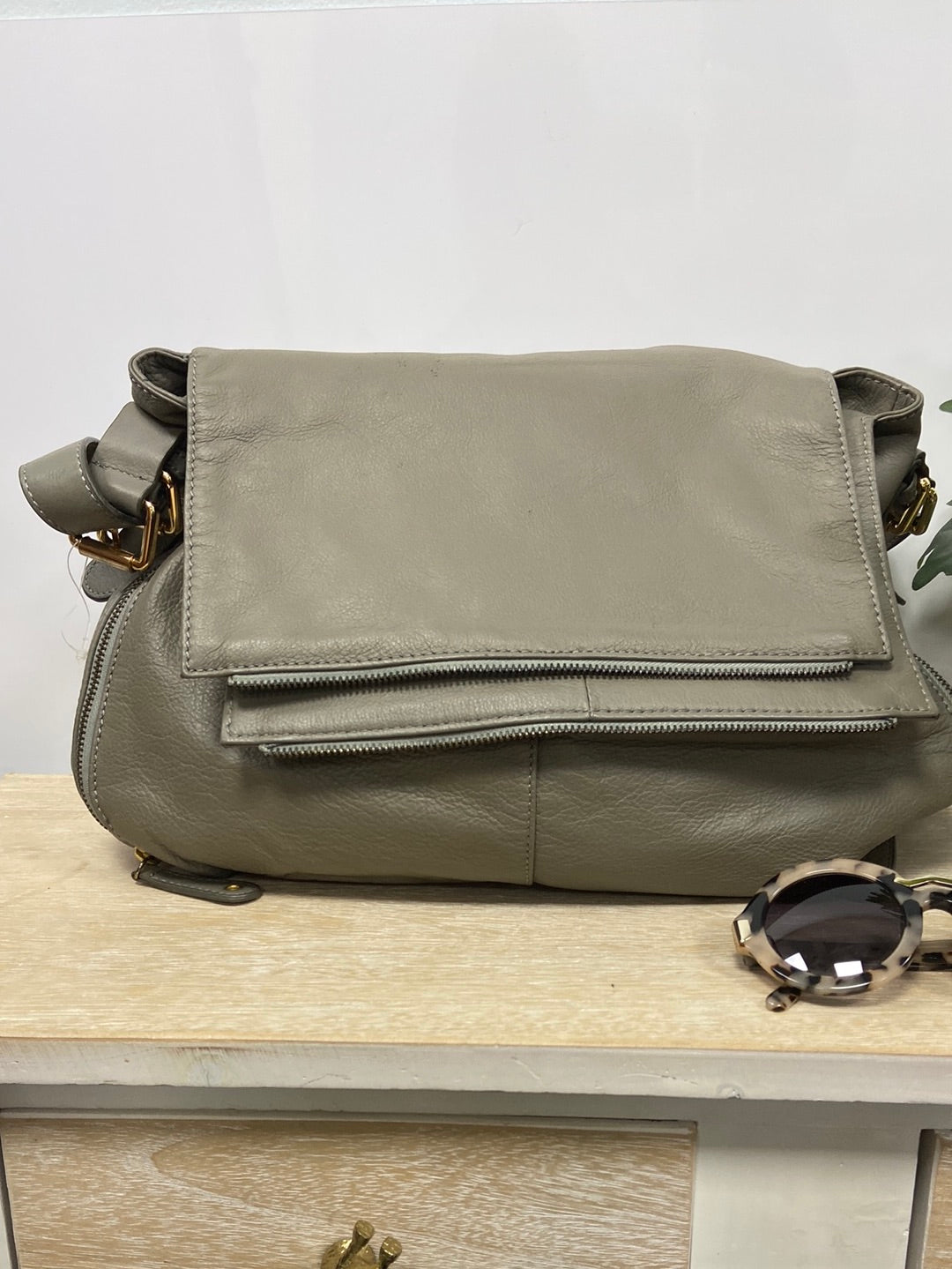 DAYADAY. Bolso verde polipiel