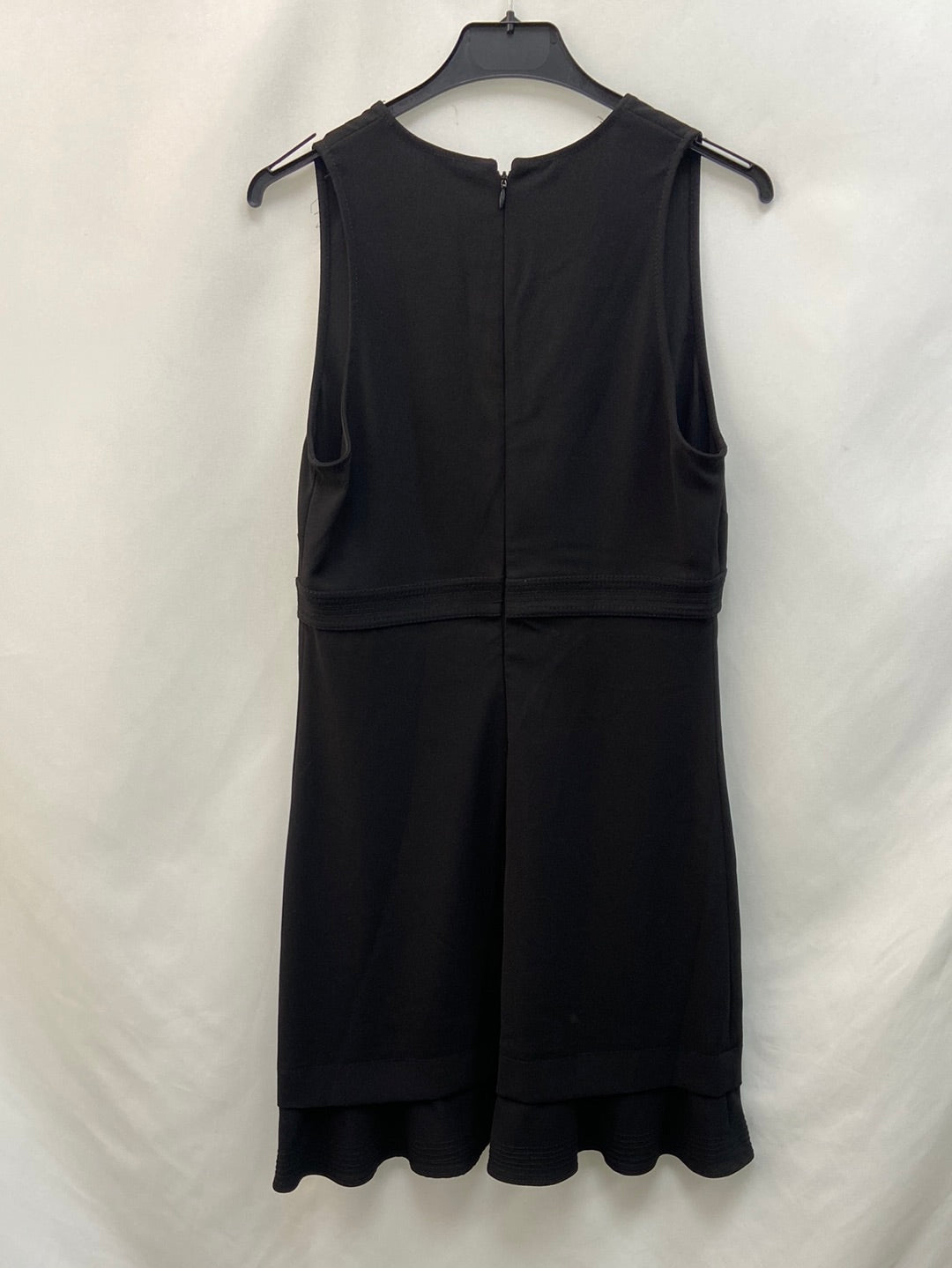 MANGO. TI black ruffle dress