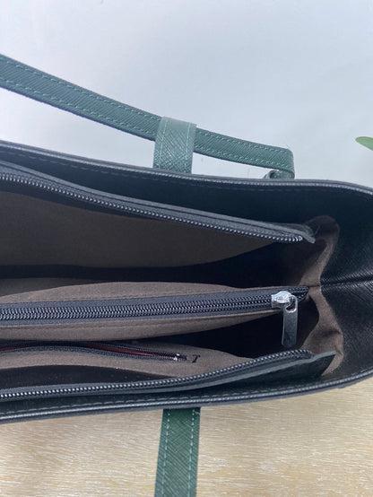 OTRAS. Bolso polipiel bicolor