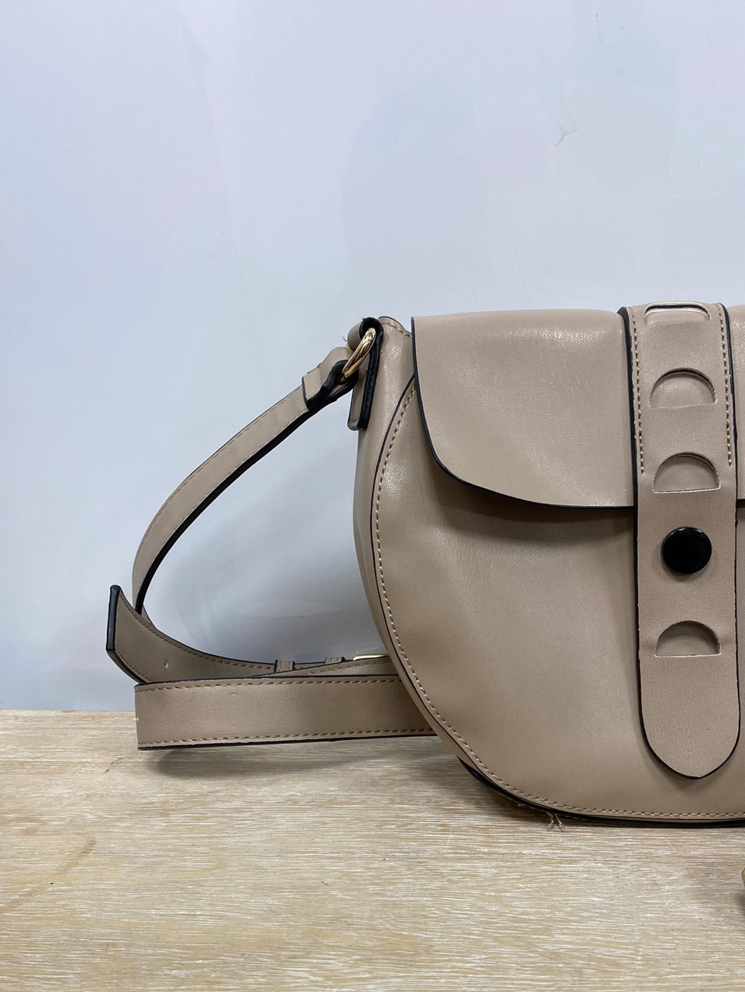 OTHERS. Beige shoulder bag